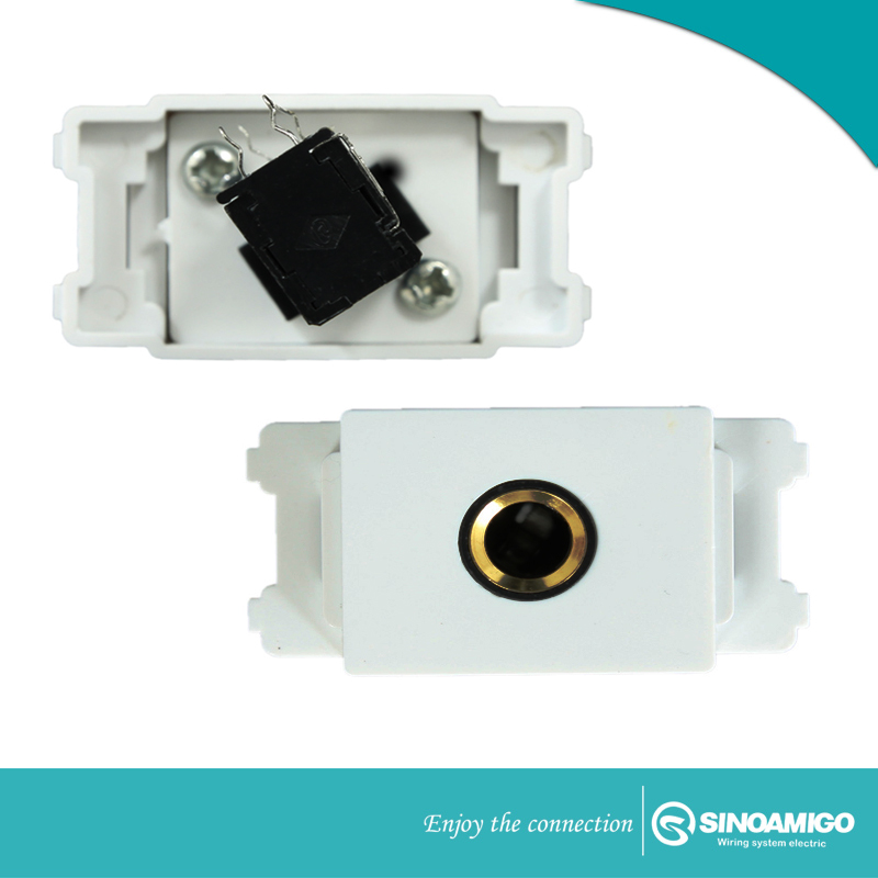 Hat audio jack 6.5 ly type 120/128 dùng cho ổ cắm âm sàn âm bàn