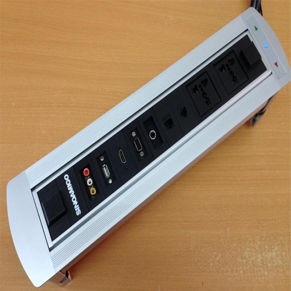 Hộp ổ cắm âm bàn sinoamigo STS-240E cao cấp