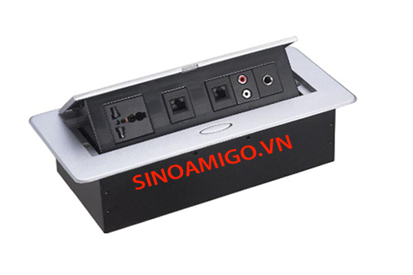 Hộp ổ cắm âm bàn SINOAMIGO STS-201