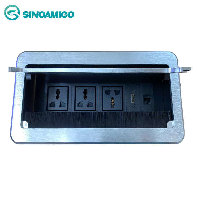 Ổ căm âm bàn sinoamigo STS-130S Mầu bạc