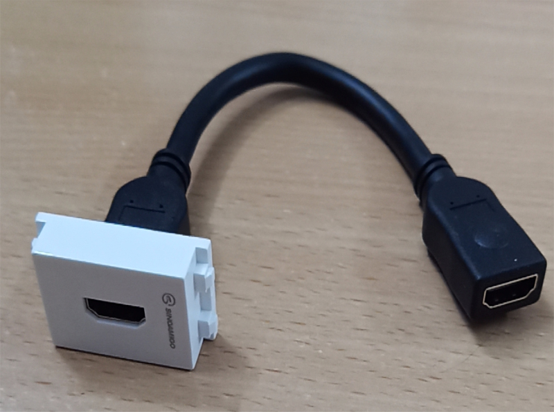 Nhân HDMI sinoamigo dây dài 20cm P30-A