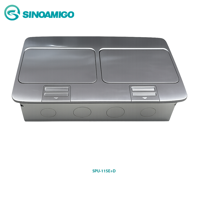 Ổ Cắm Điện &Acirc;m S&agrave;n Sinoamigo SPU-11SE+D  Giải Ph&aacute;p Cấp Nguồn V&agrave; Kết Nối Mạng Chuy&ecirc;n Nghiệp Ổ cắm điện &acirc;m s&agrave;n Sinoamigo SPU-11SE+B l&agrave; d&ograve;ng ổ cắm &acirc;m s&agrave;