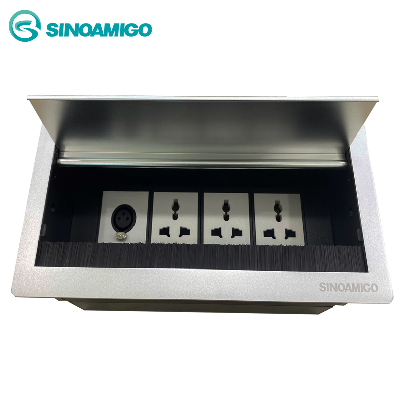 Hộp ổ điện âm bàn sinoamigo STS-6S/f4 cao cấp hàng chính hãng