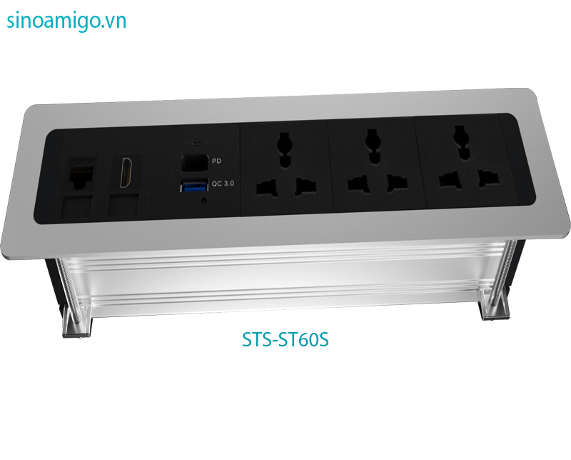 Hộp điện âm bàn sinoamigo STS-ST60S cao cấp