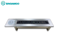Hộp ổ cắm điện âm bàn cao cấp sinoamigo SMT-3 mở nắp bằng điện
