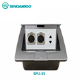 Ổ cắm điện âm sàn sinoamigo SPU-3S mầu bạc