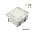 Ô điện âm sàn sinoamigo chống nước SBO-3SFC mầu bạc hỗ trợ IP66