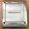Ô điện âm sàn sinoamigo chống nước SOB-3SFC mầu bạc hỗ trợ IP66
