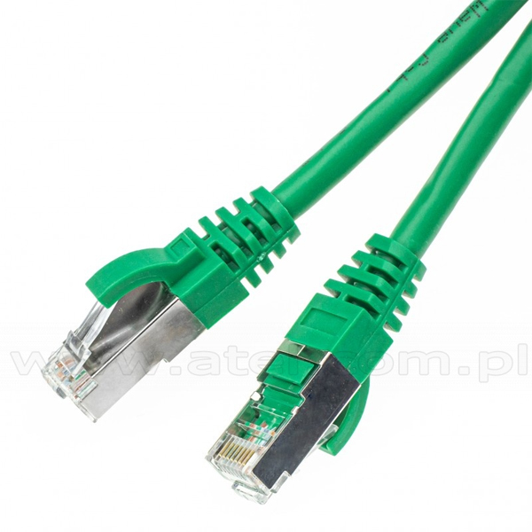 Dây cáp mạng cat6A FTP dài 15m màu green mã SN-63110A Tốc độ 10Gb chống nhiễu