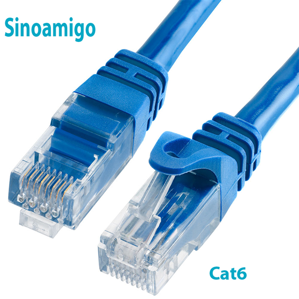 Dây nhảy cat6 dài 1.5m sinoamigo mã SN-20103A chính hãng cao cấp, Dây đồng 100% tốc độ 1Gb băng thông lên đến 550Mhz