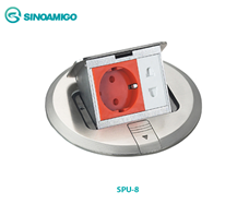 Hộp ổ cắm điện âm sàn sinoamigo SPU-8 chính hãng cao cấp