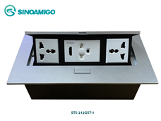 Hộp ổ điện âm bàn sinoamigo STS-212GST-1 cao cấp chính hãng với 5 thiết bị gồm những biến thể sau