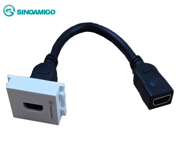 Nhân HDMI sinoamigo dây dài 20cm P30-A