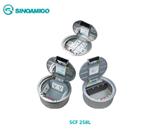 Hộp ổ điện âm sàn sinoamigo SCF 258L hình tròn chính hãng