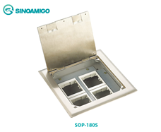 Ổ cắm âm sàn cao cấp sinoamigo SOP-180S  Chuyên dùng cho nhà máy, nhà xưởng